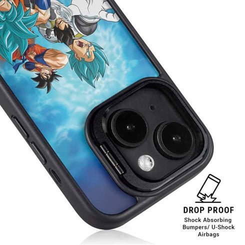 Dragon Ball Super Goku Vegeta Super Ball iPhone 14 Kickstand Case